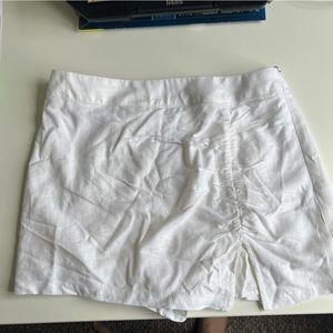 White Linen Skirt (NWT)